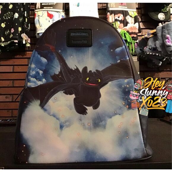 Loungefly How To Train Your Dragon Toothless Sky Mini Backpack main image 4